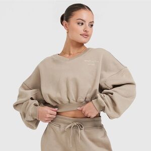 Oner Active Beige V-Neck Sweater